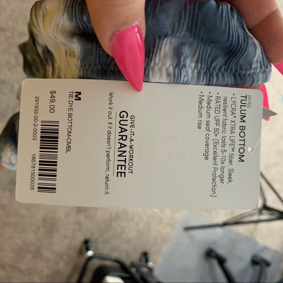 Athleta Tulum Tie Dye Bikini Bottom - Picture 7 of 7